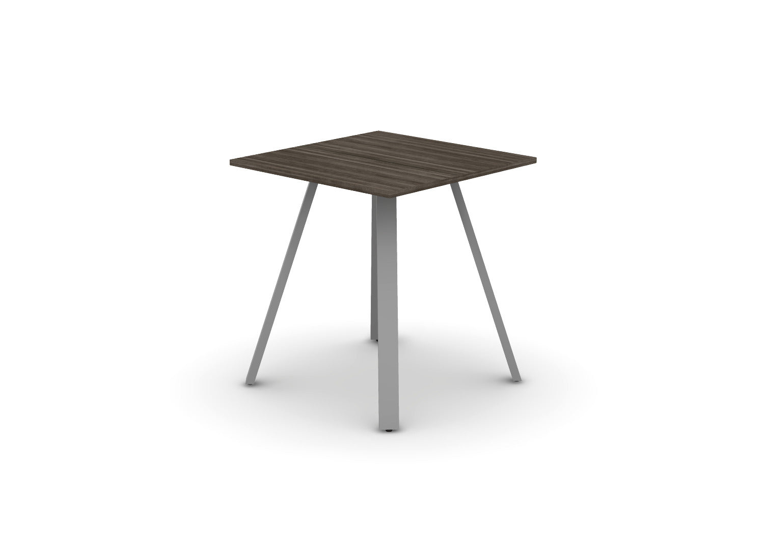 Square Angled-Leg Table – Standing-Height