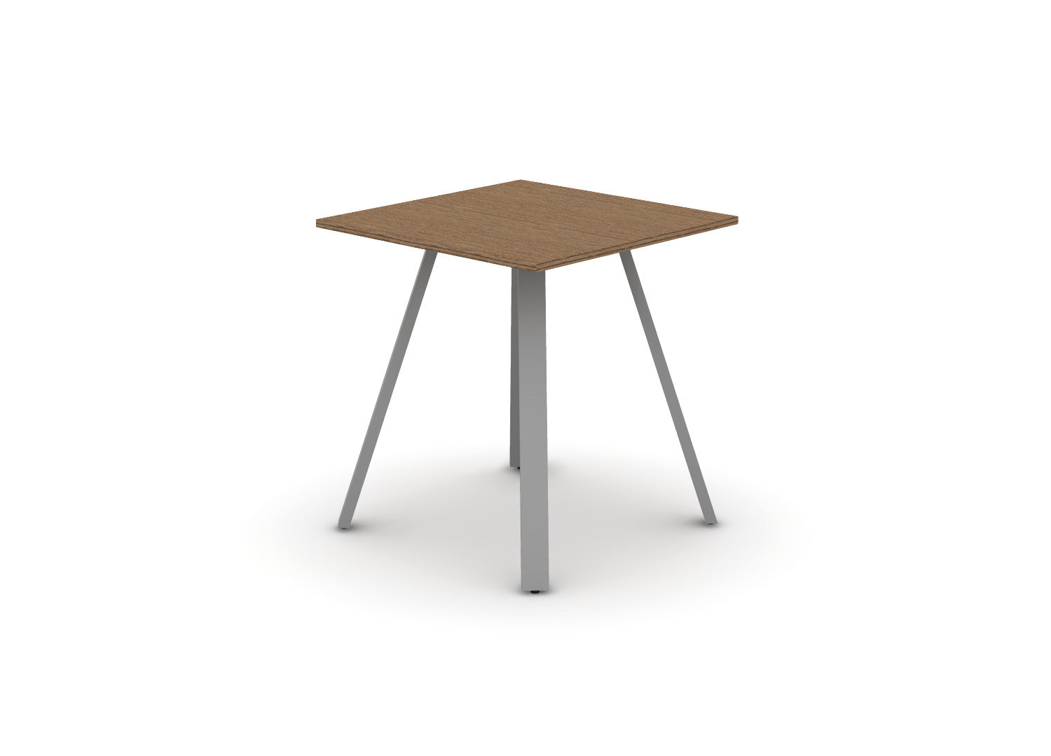 Square Angled-Leg Table – Standing-Height