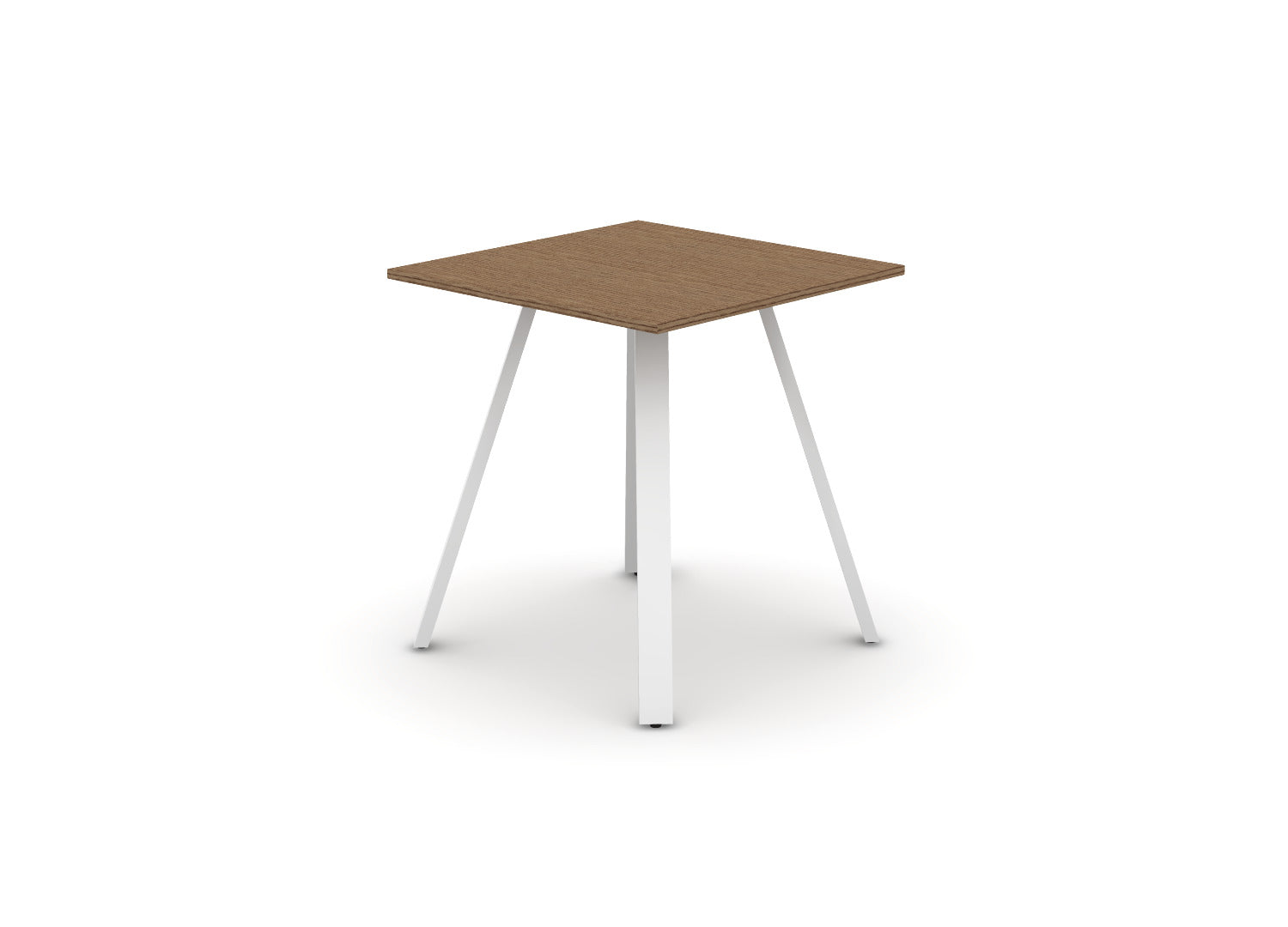 Square Angled-Leg Table – Standing-Height