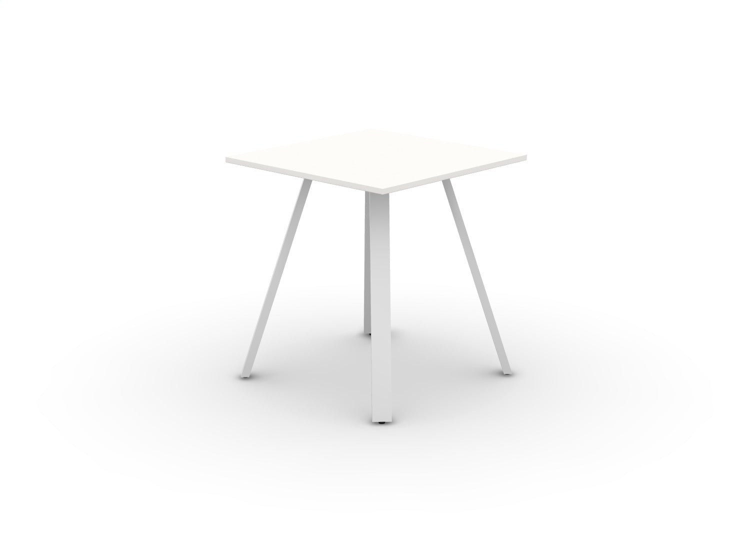 Square Angled-Leg Table – Standing-Height