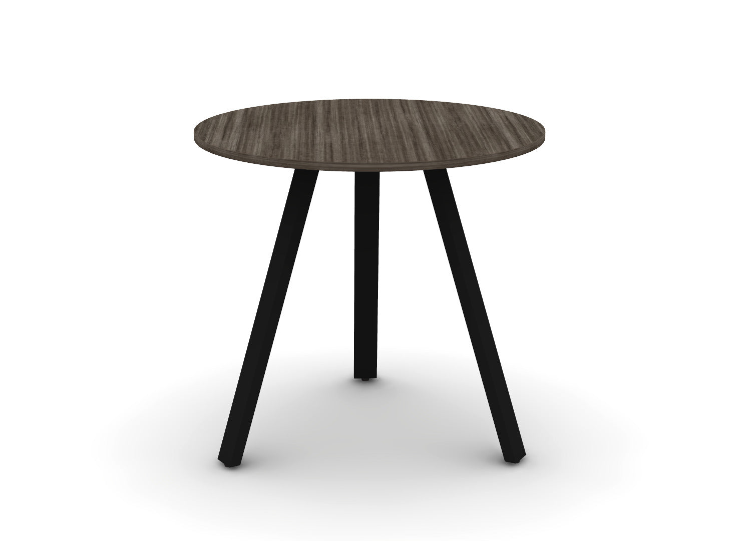 Round Angled-Leg Table – Standing Height