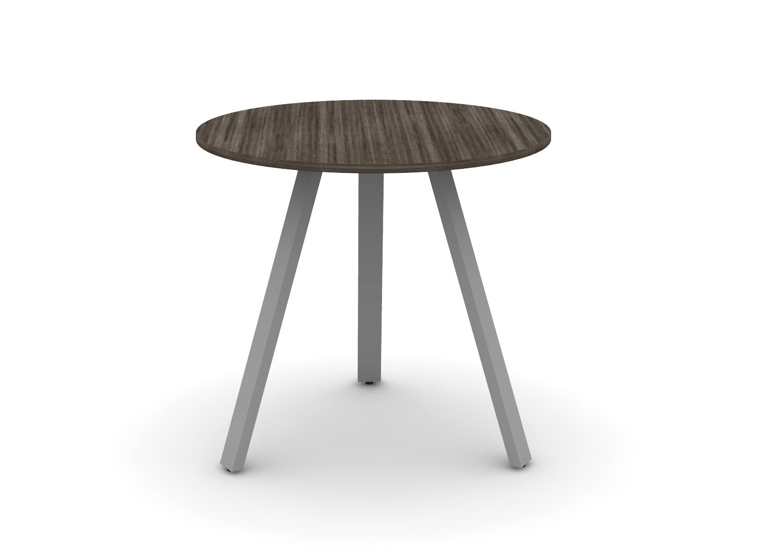 Round Angled-Leg Table – Standing Height