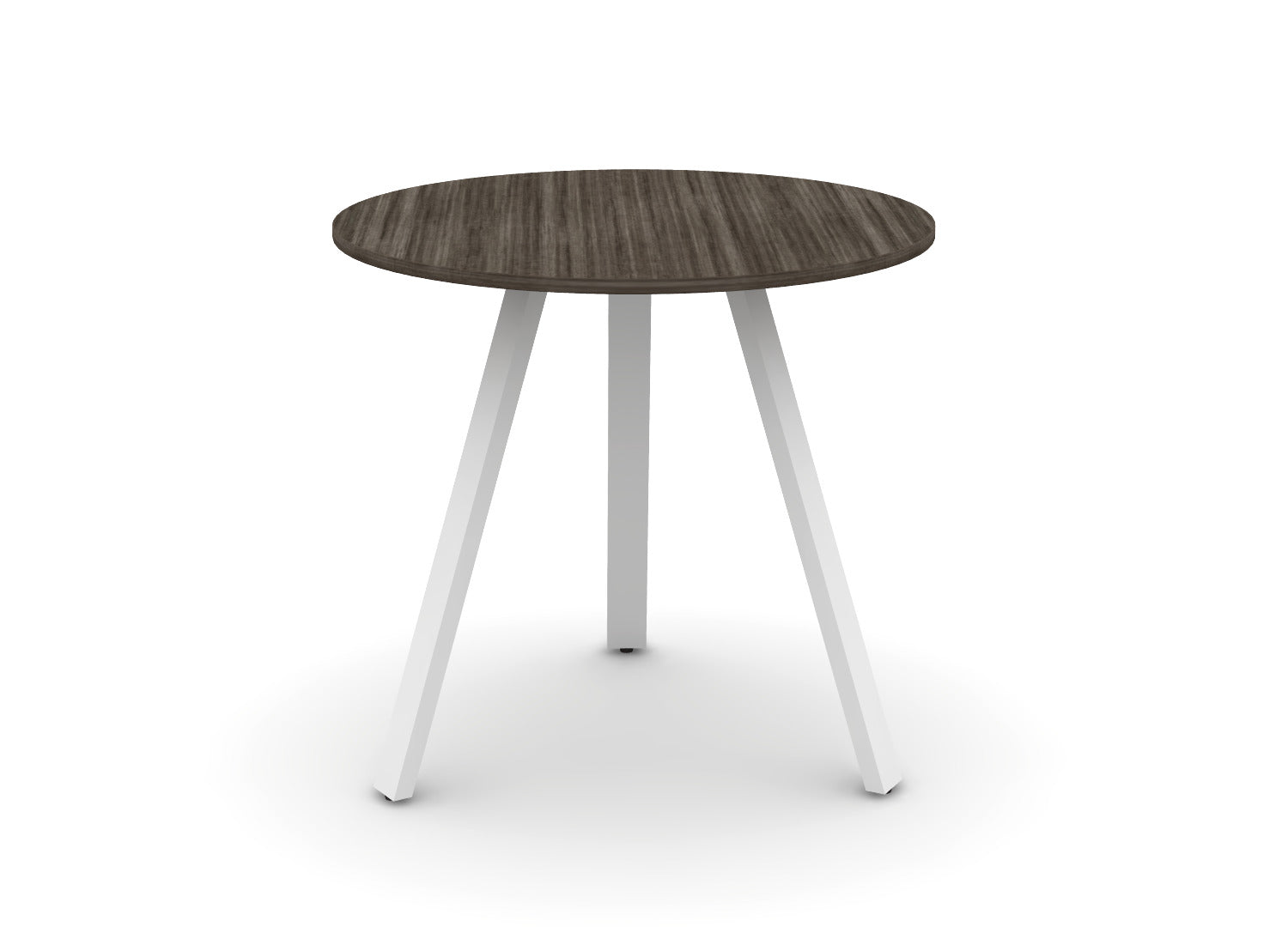 Round Angled-Leg Table – Standing Height