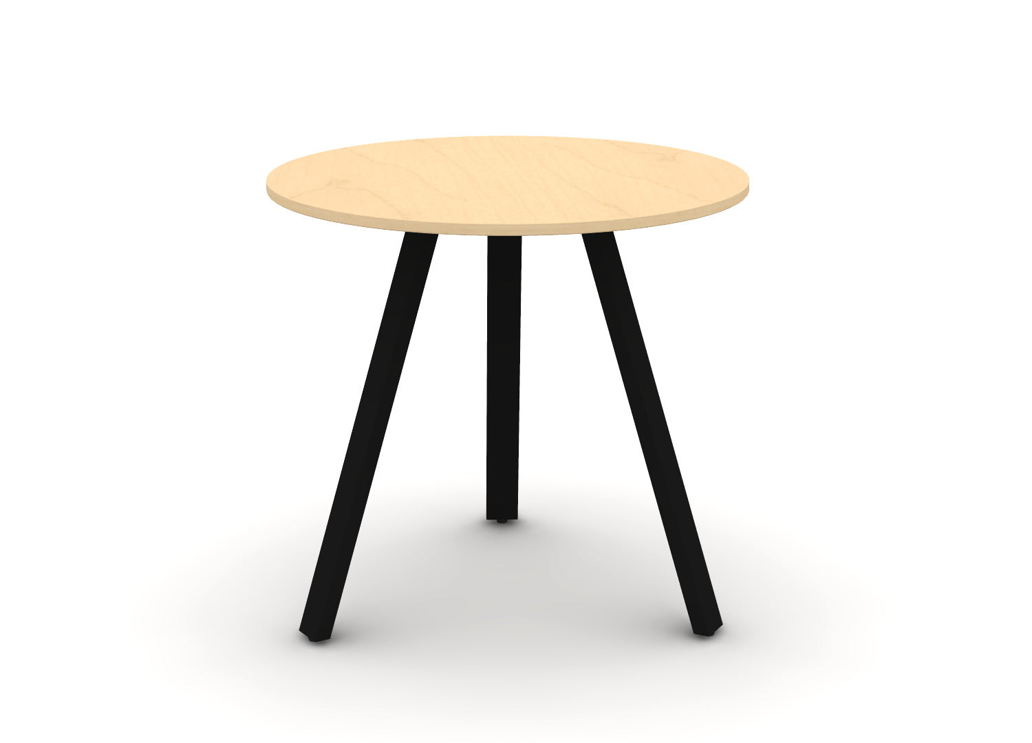 Round Angled-Leg Table – Standing Height