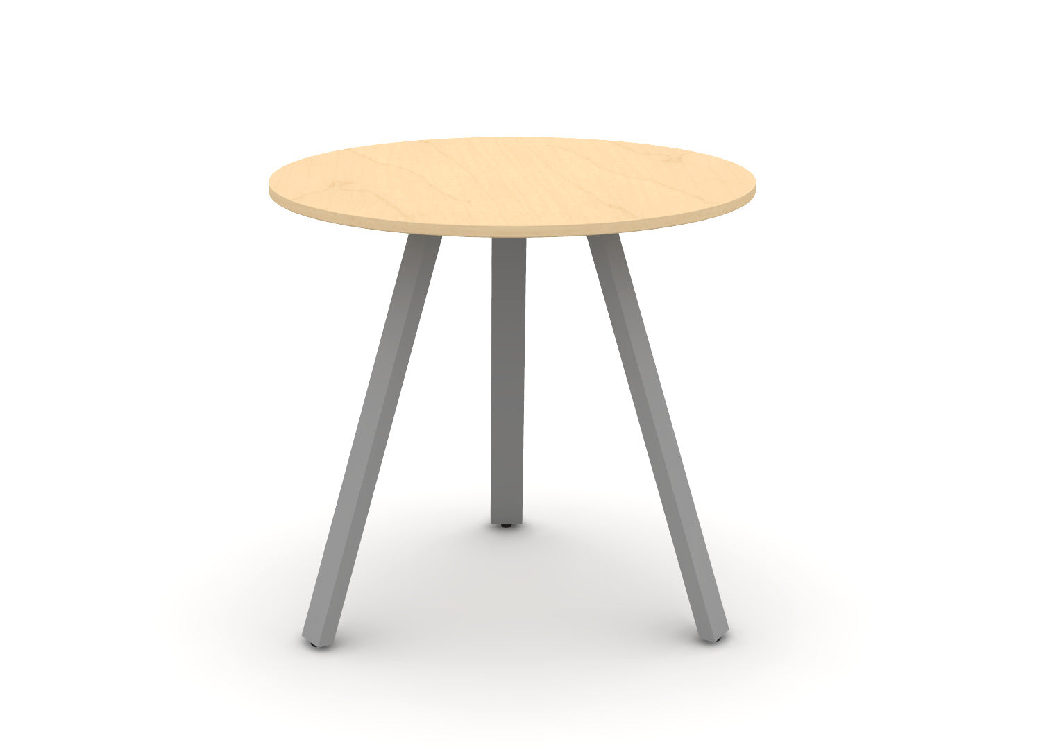 Round Angled-Leg Table – Standing Height