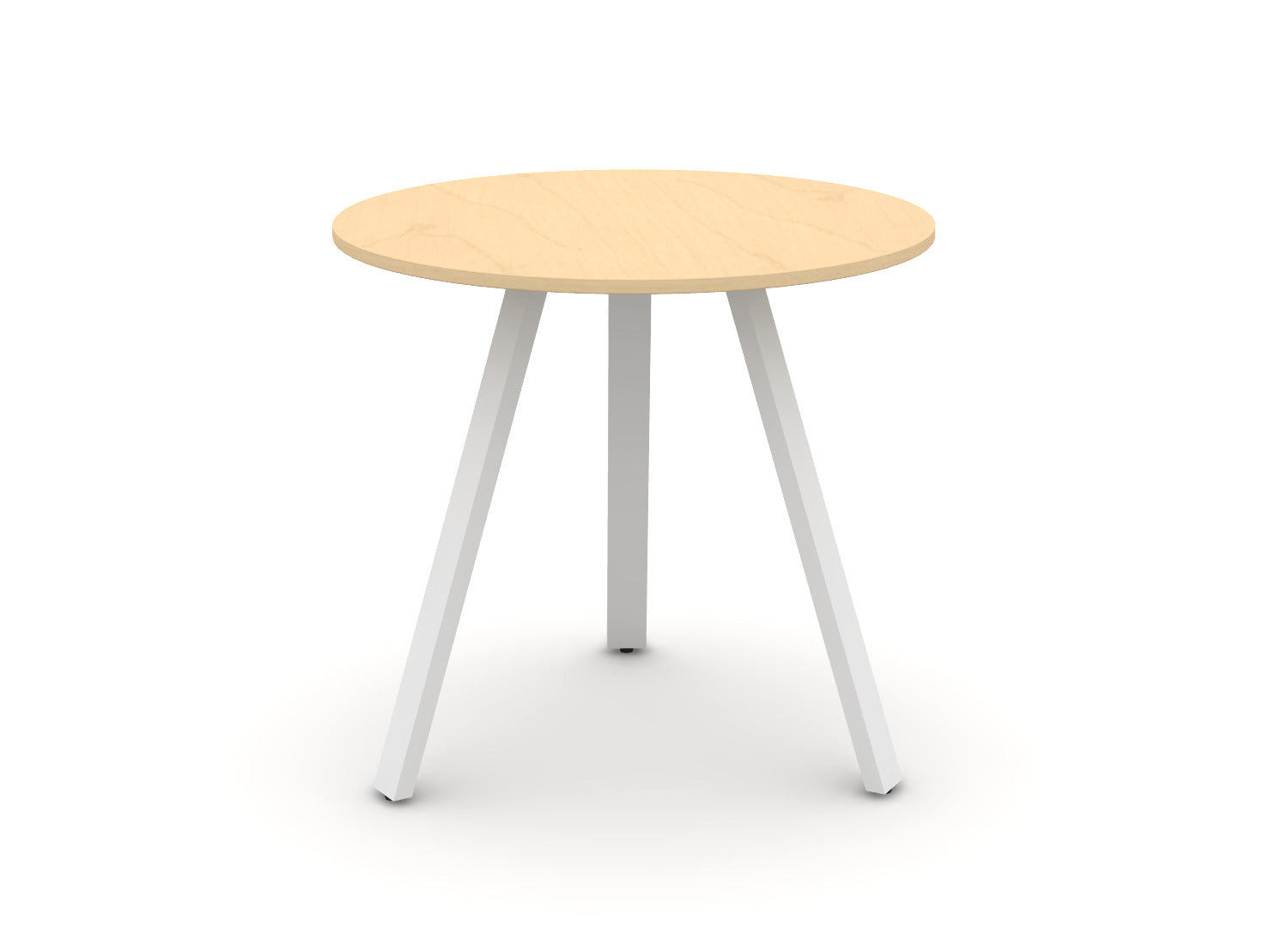 Round Angled-Leg Table – Standing Height