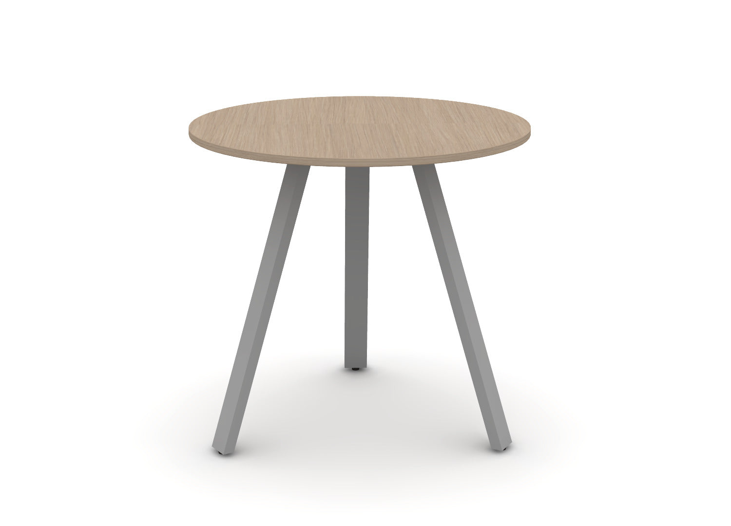 Round Angled-Leg Table – Standing Height