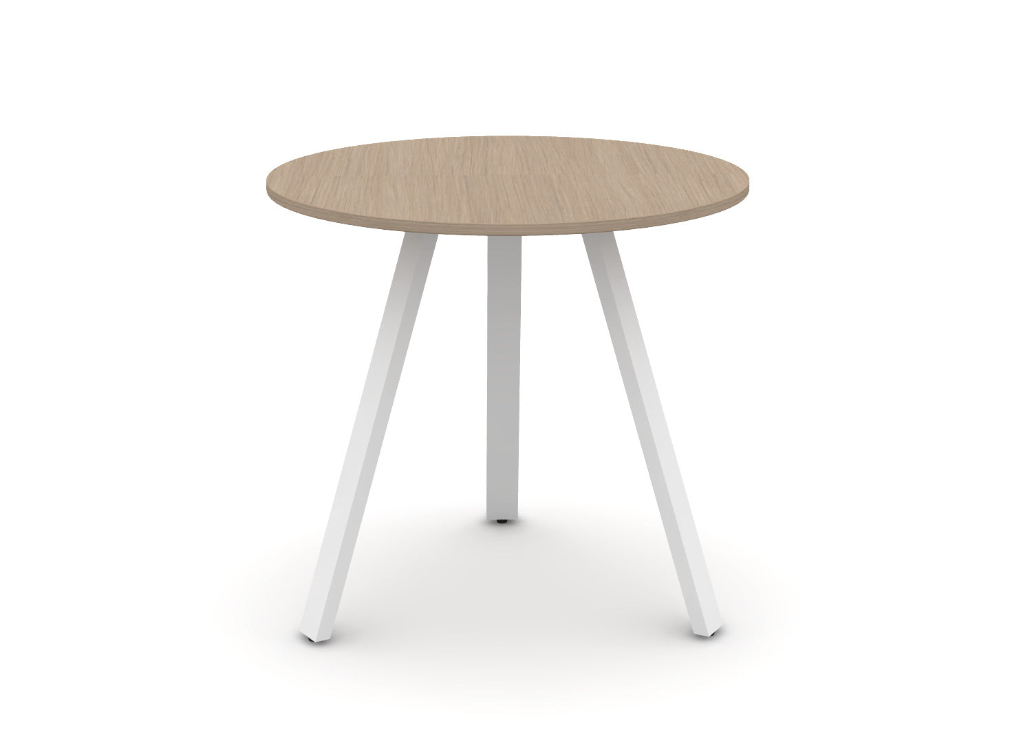 Round Angled-Leg Table – Standing Height