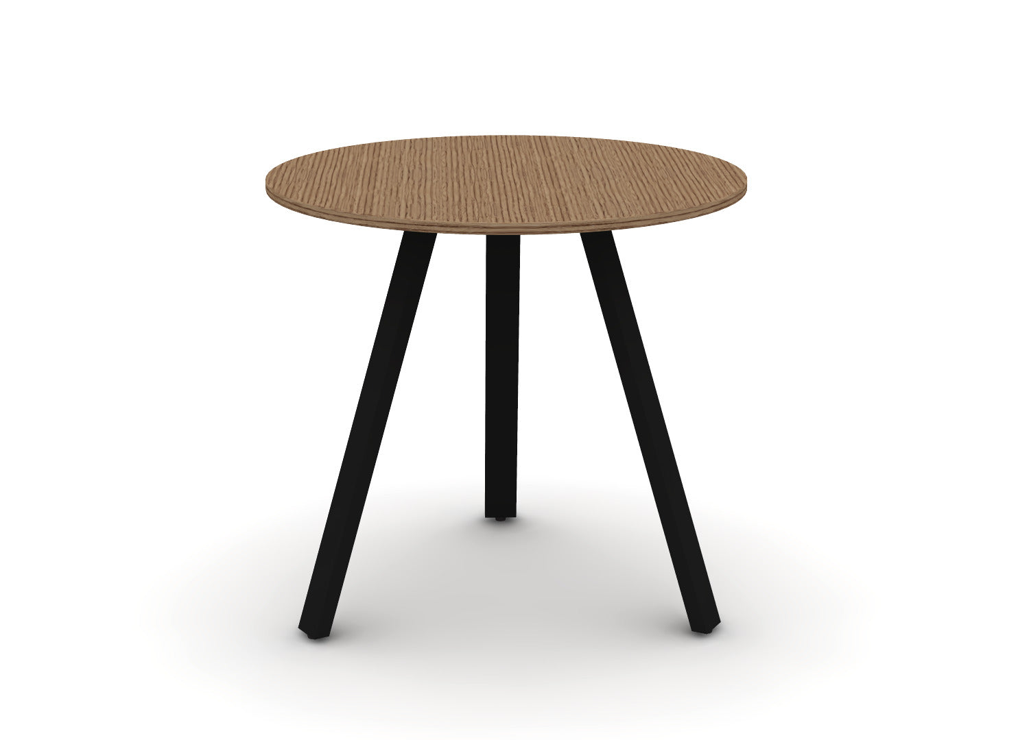 Round Angled-Leg Table – Standing Height