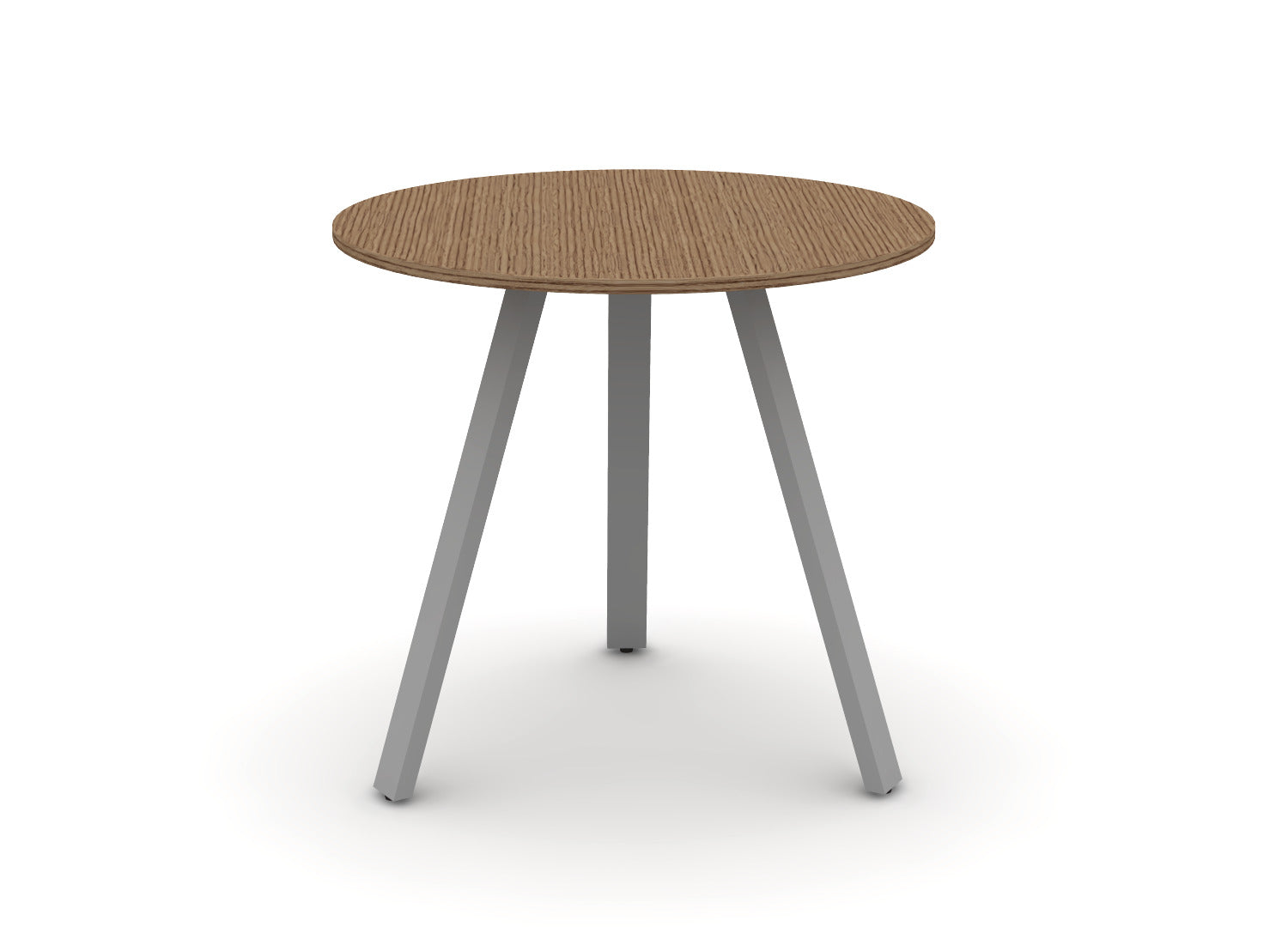 Round Angled-Leg Table – Standing Height