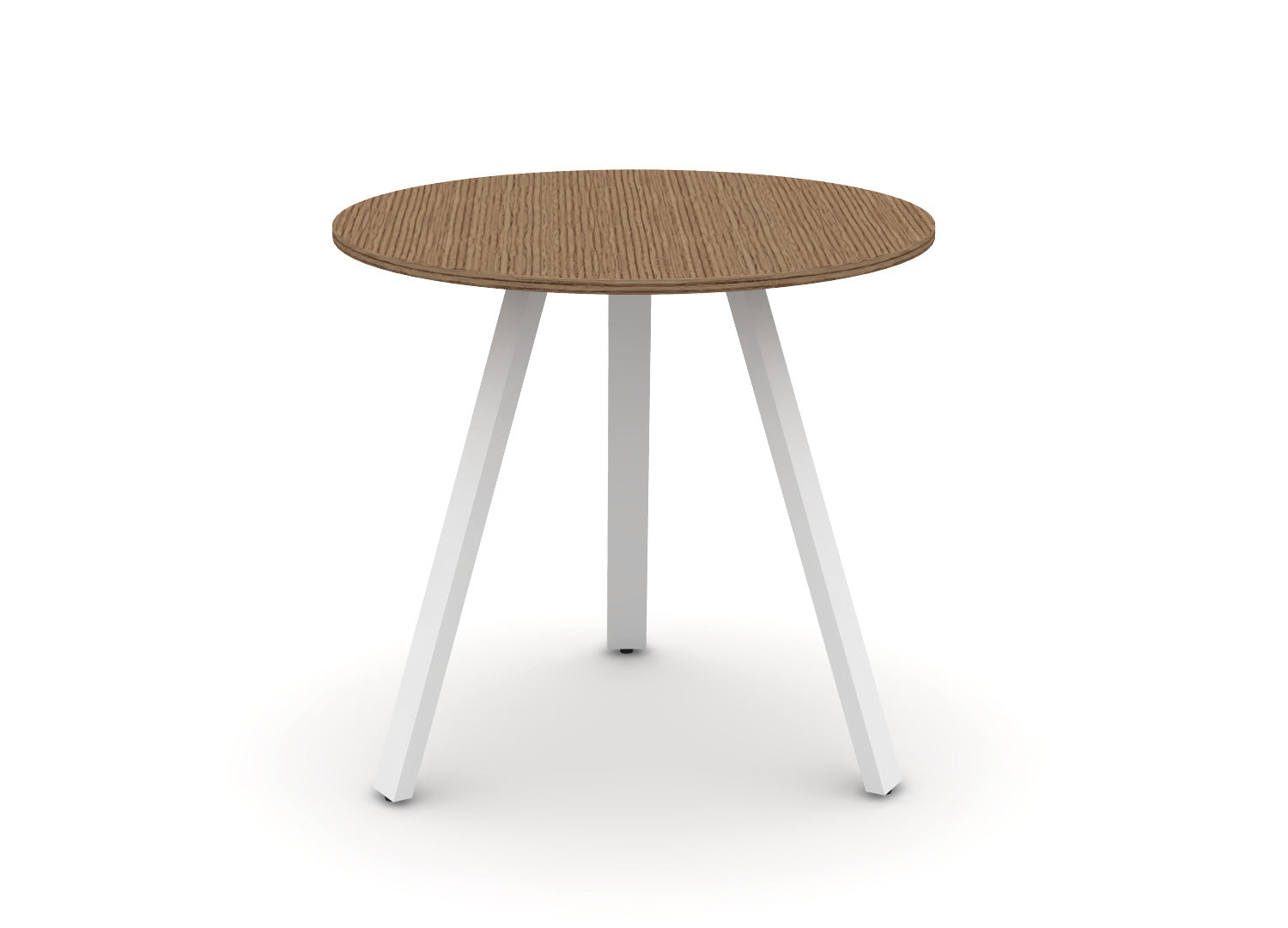 Round Angled-Leg Table – Standing Height