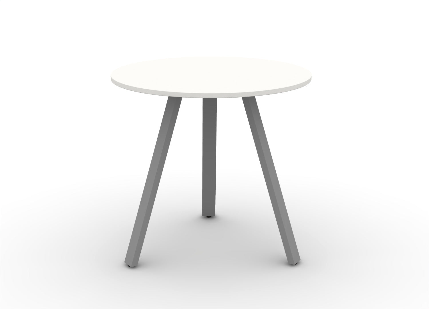 Round Angled-Leg Table – Standing Height