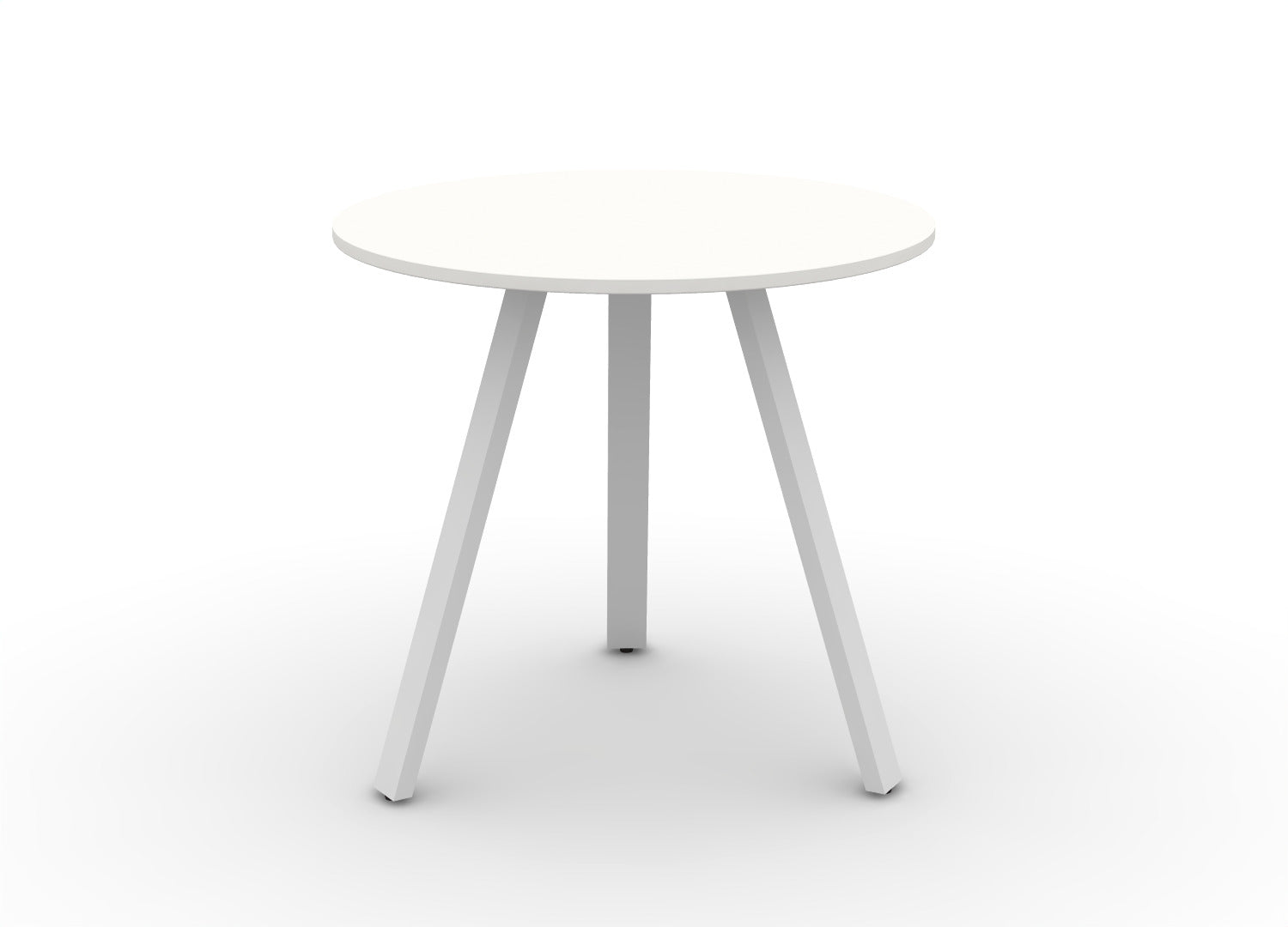 Round Angled-Leg Table – Standing Height