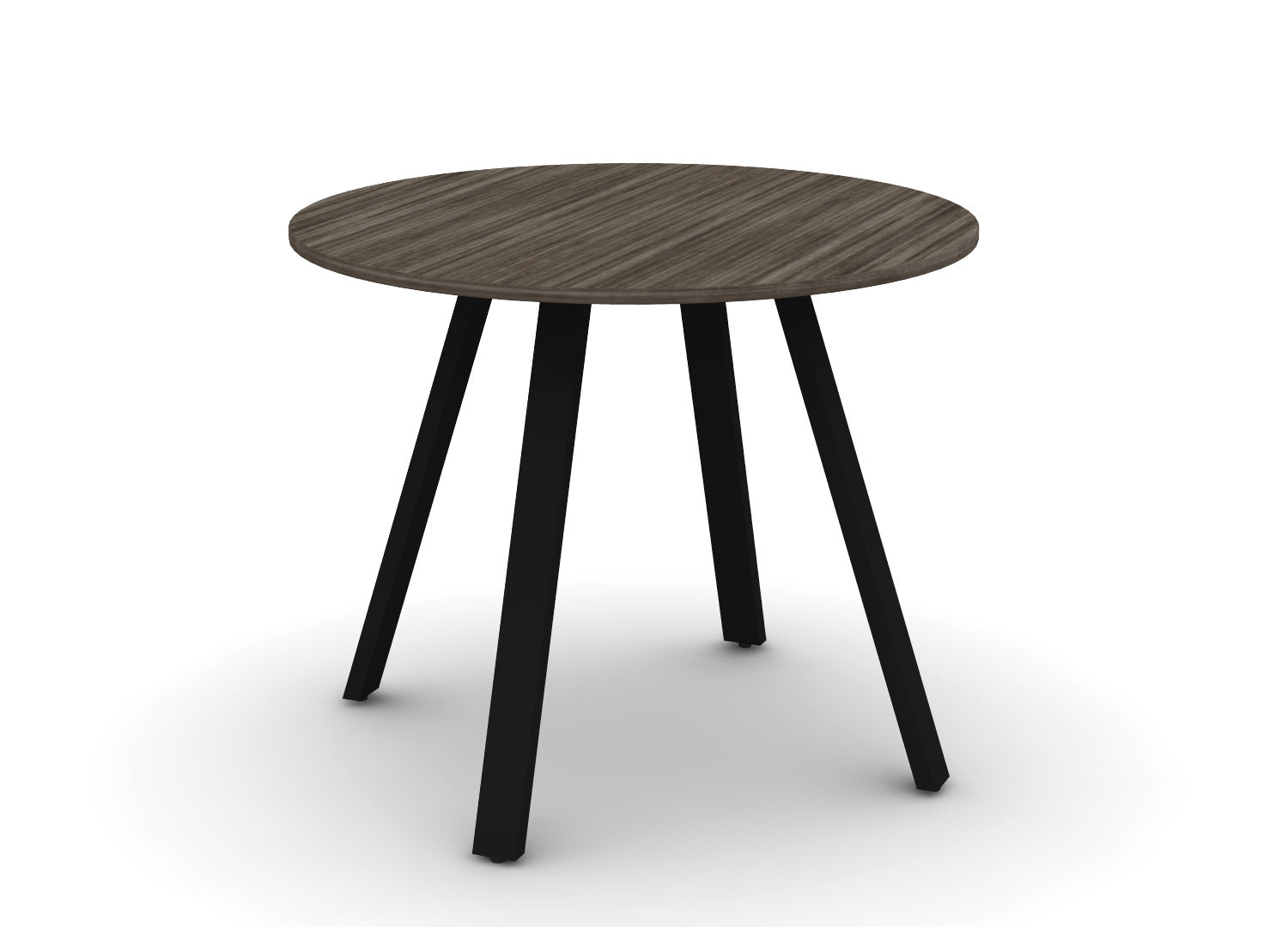 Round Angled-Leg Table – Standing Height