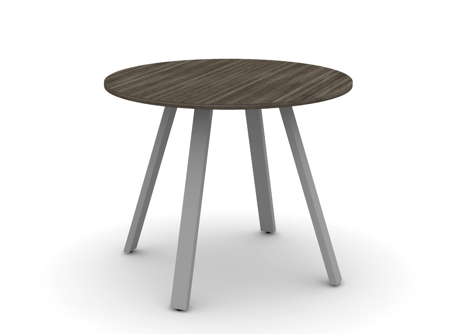Round Angled-Leg Table – Standing Height