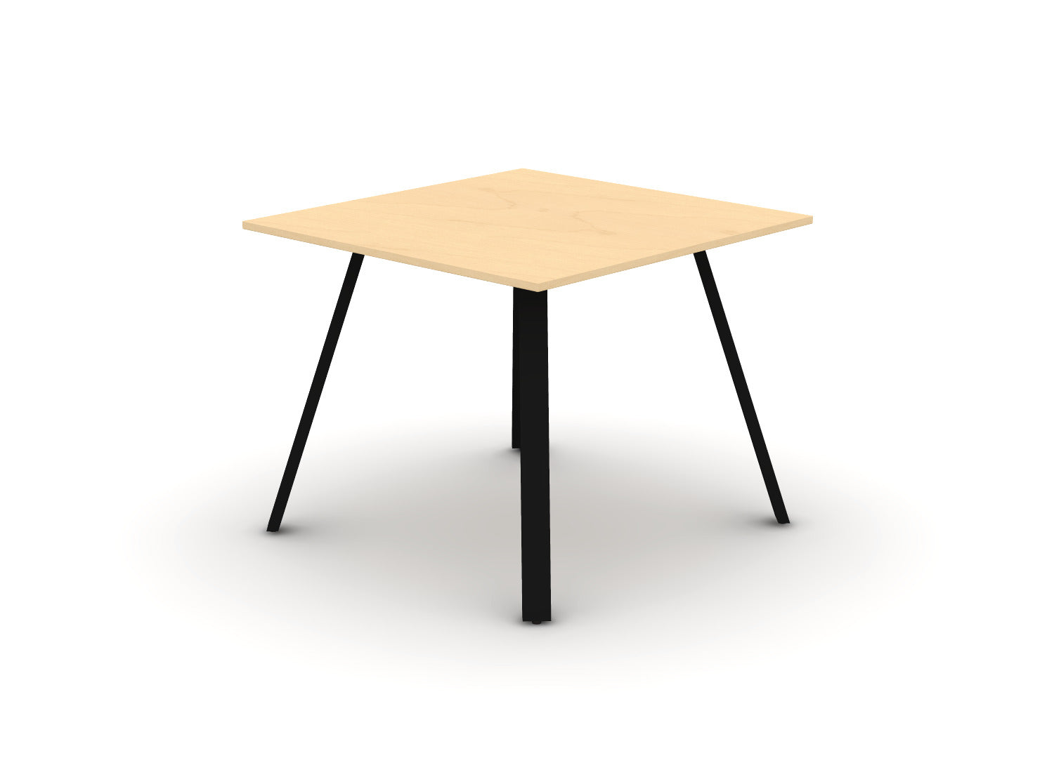 Square Angled-Leg Table – Standing-Height