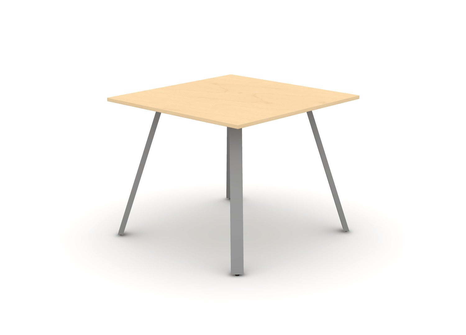 Square Angled-Leg Table – Standing-Height