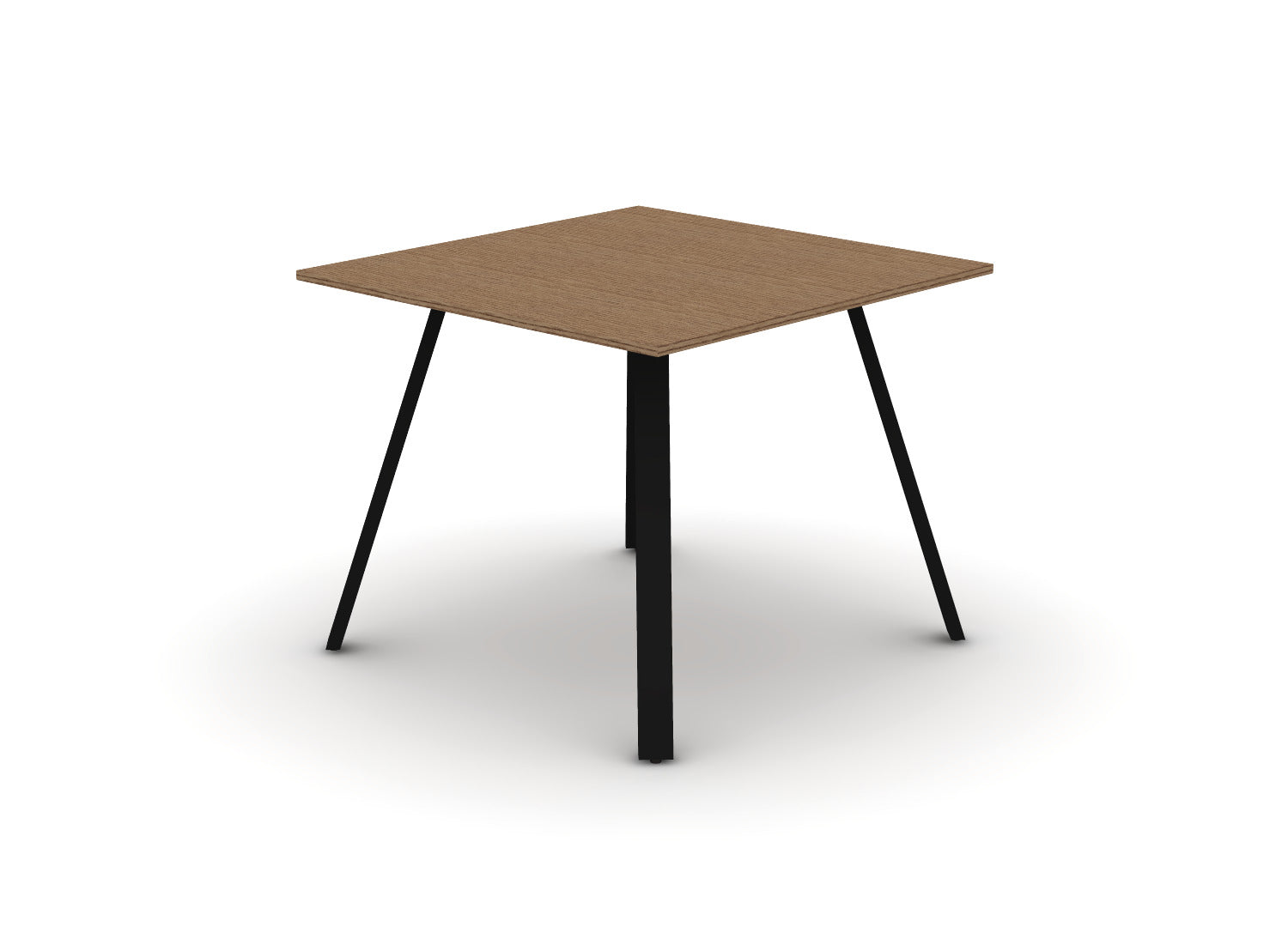 Square Angled-Leg Table – Standing-Height