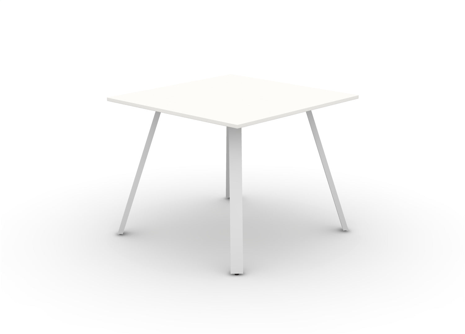Square Angled-Leg Table – Standing-Height