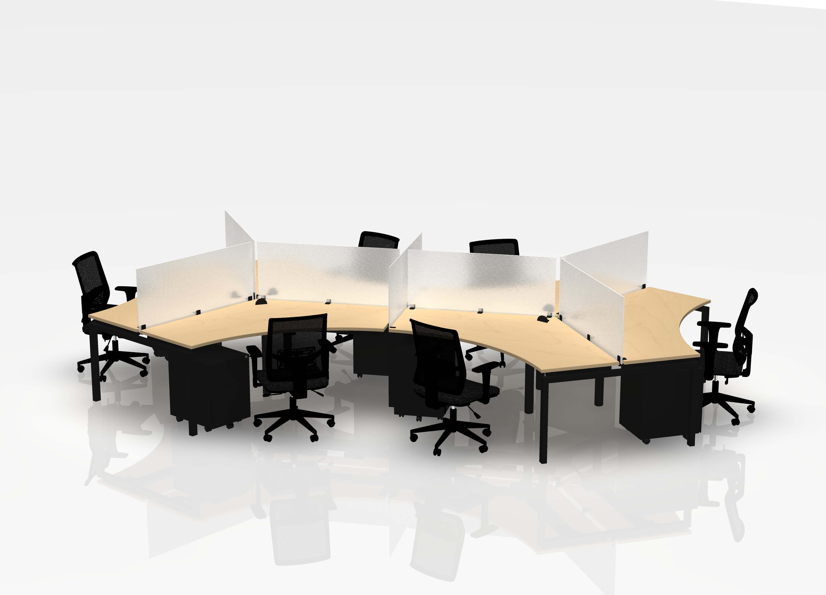 120 Jot Desk Bundle - Pod of 6