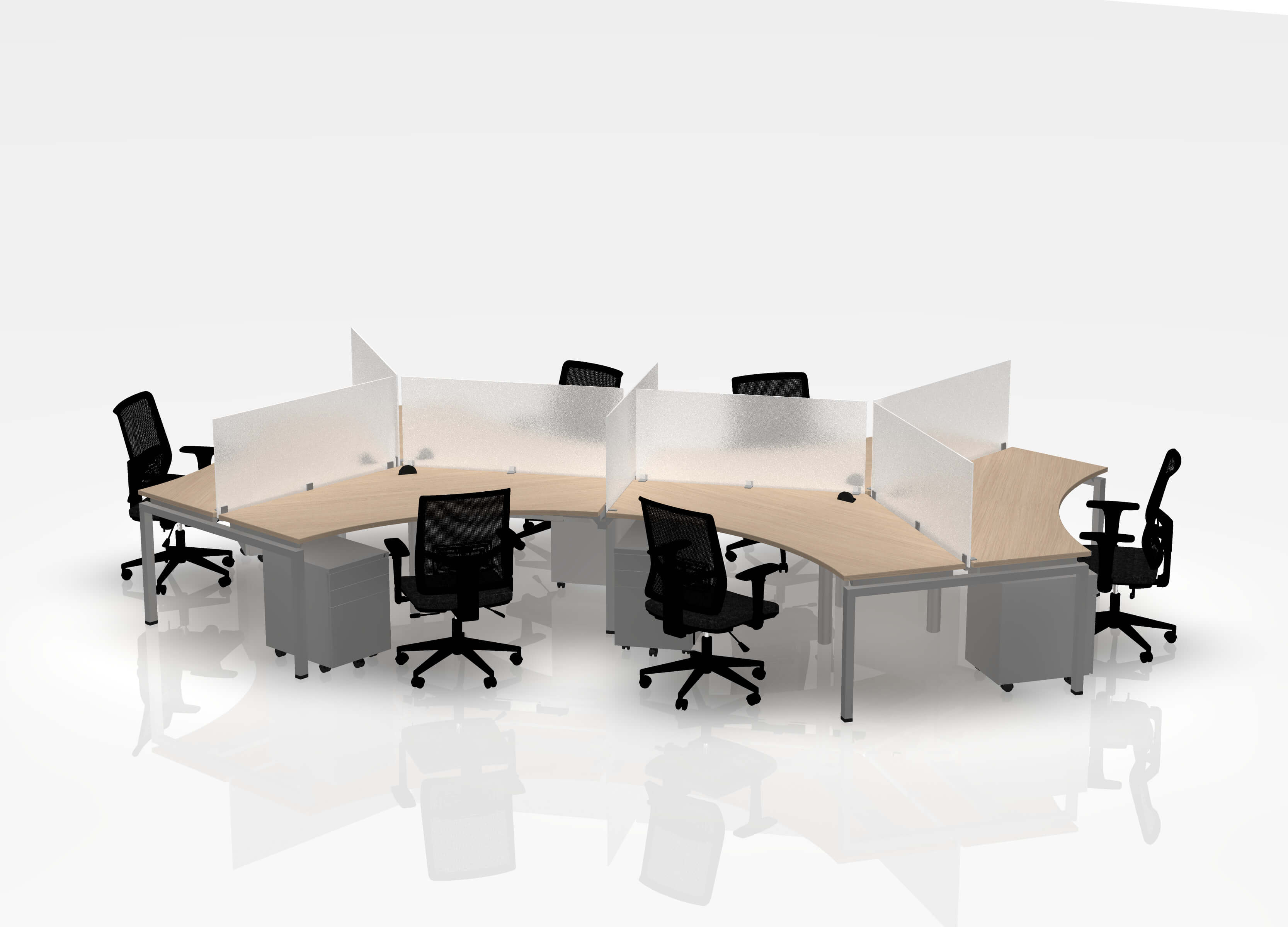 120 Jot Desk Bundle - Pod of 6