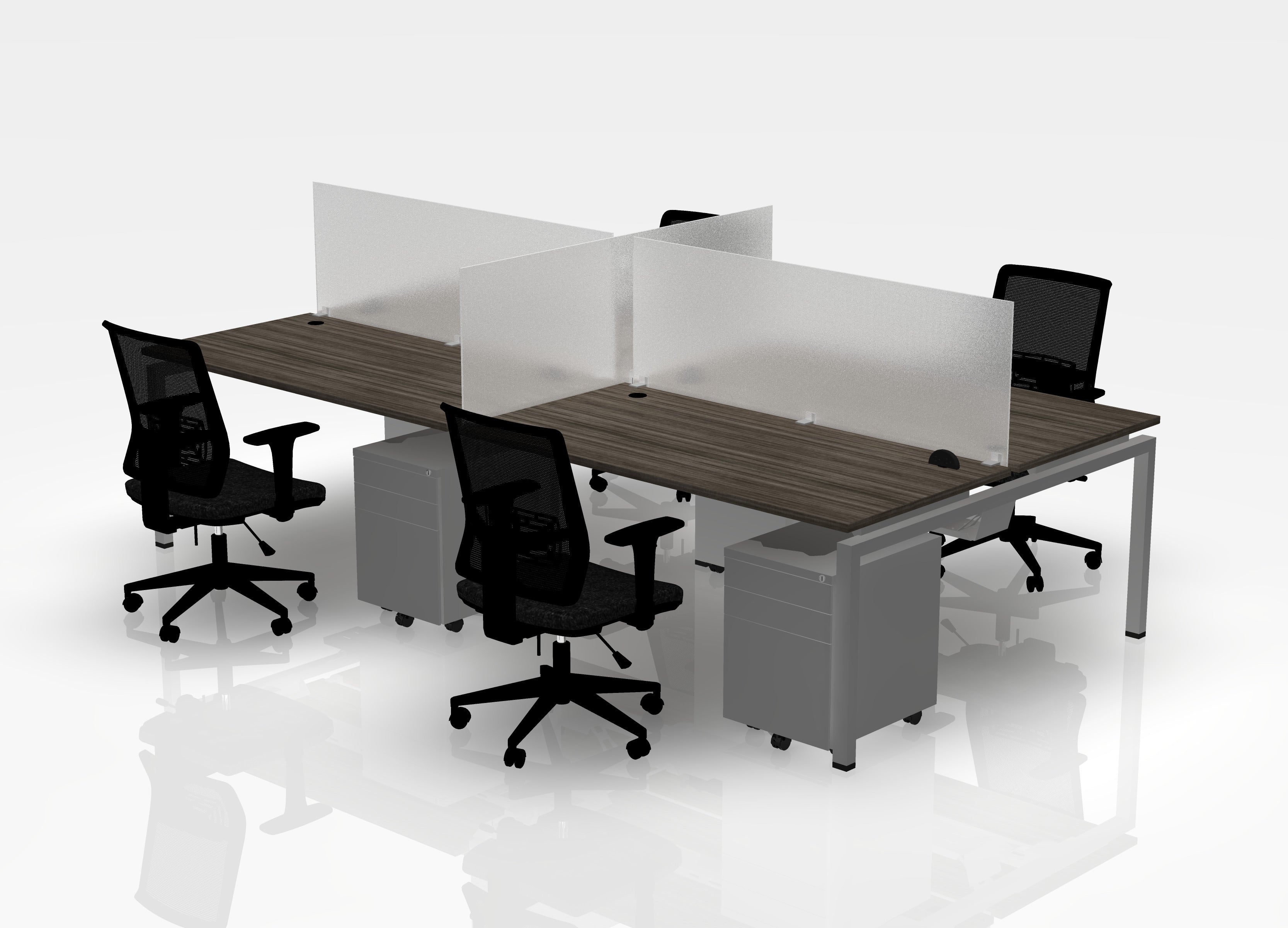 30" Jot Desk Bundle - Pod of 4