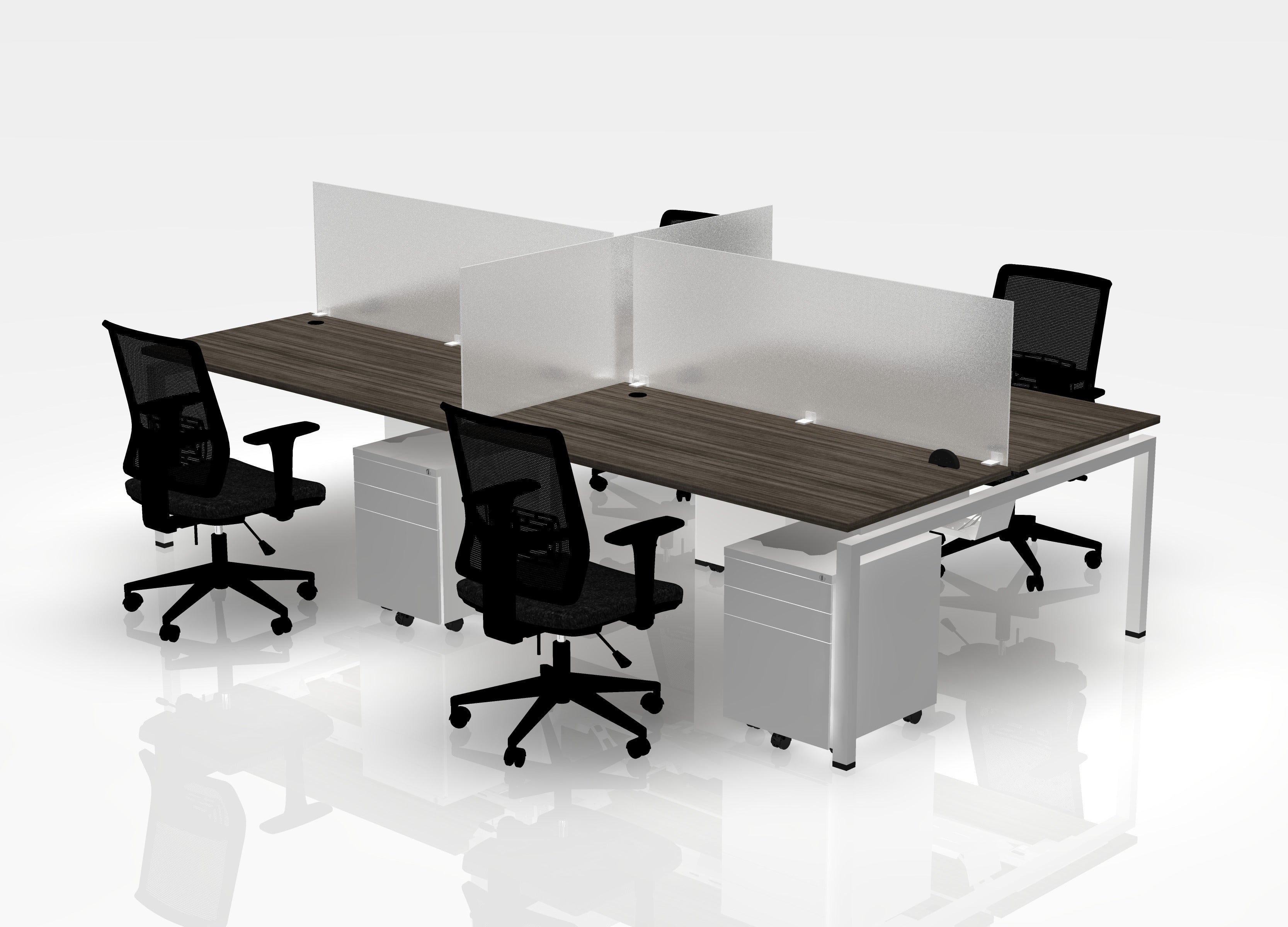 24" Jot Desk Bundle - Pod of 4