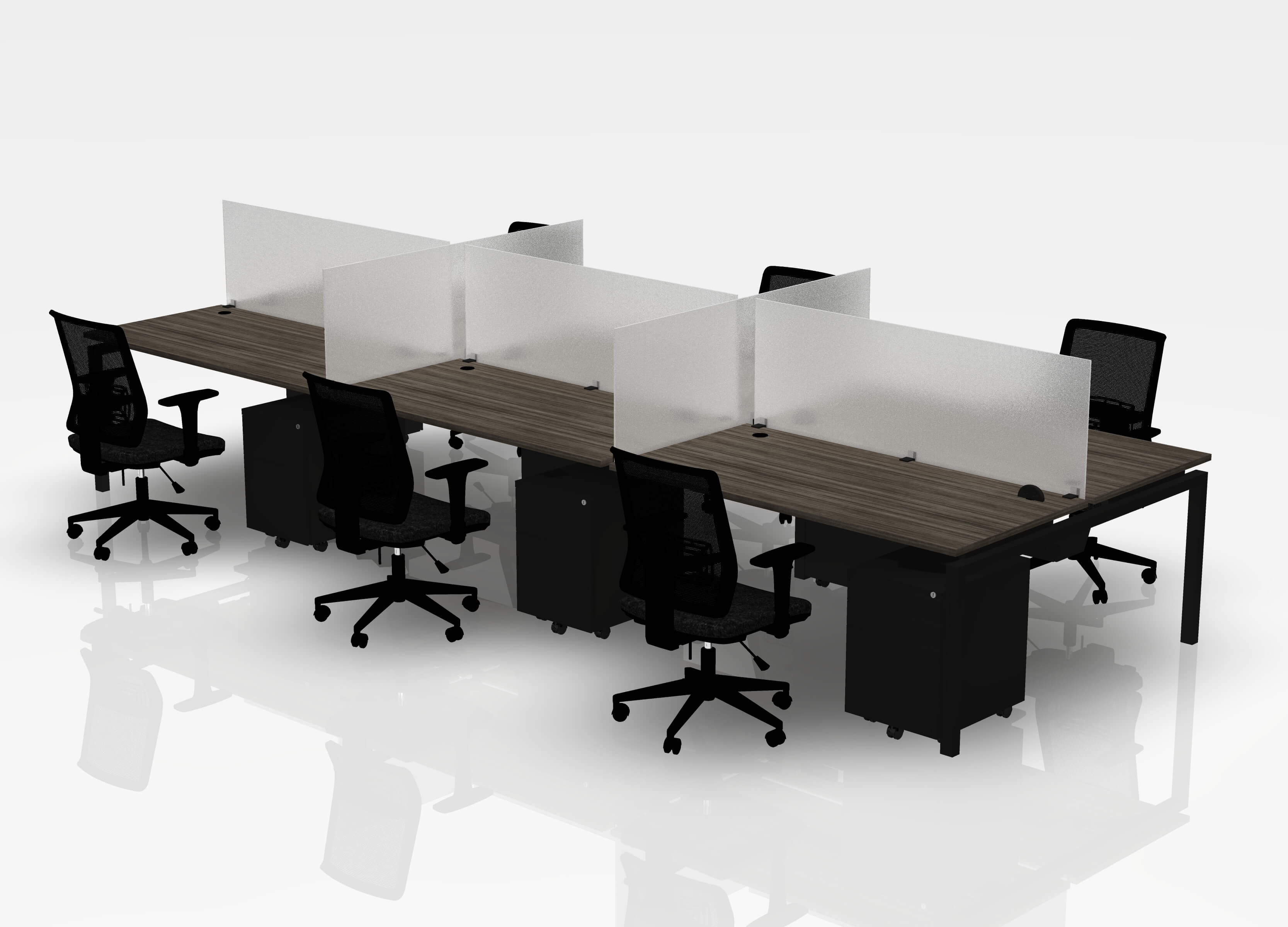 30" Jot Desk Bundle - Pod of 6