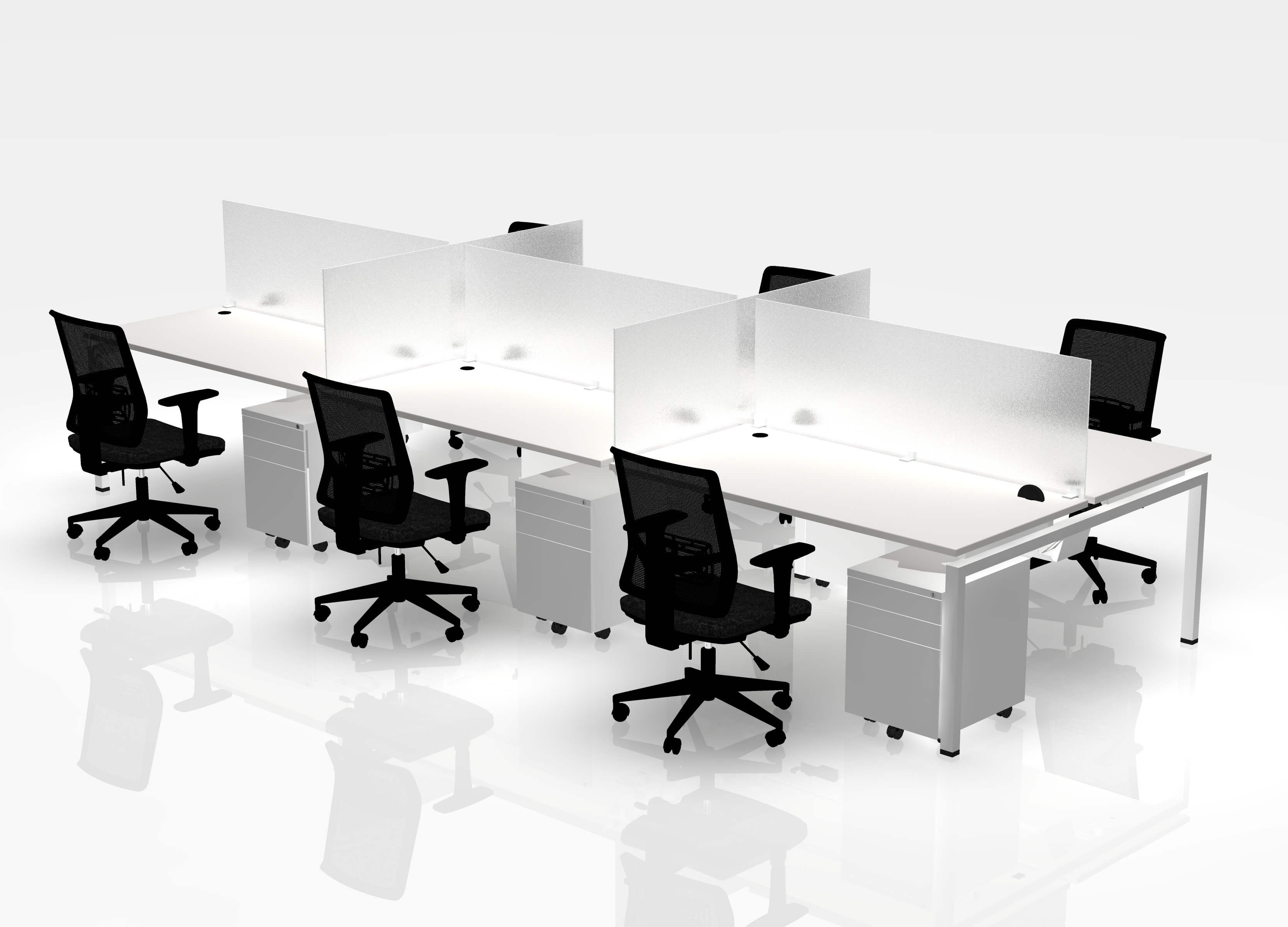 30" Jot Desk Bundle - Pod of 6
