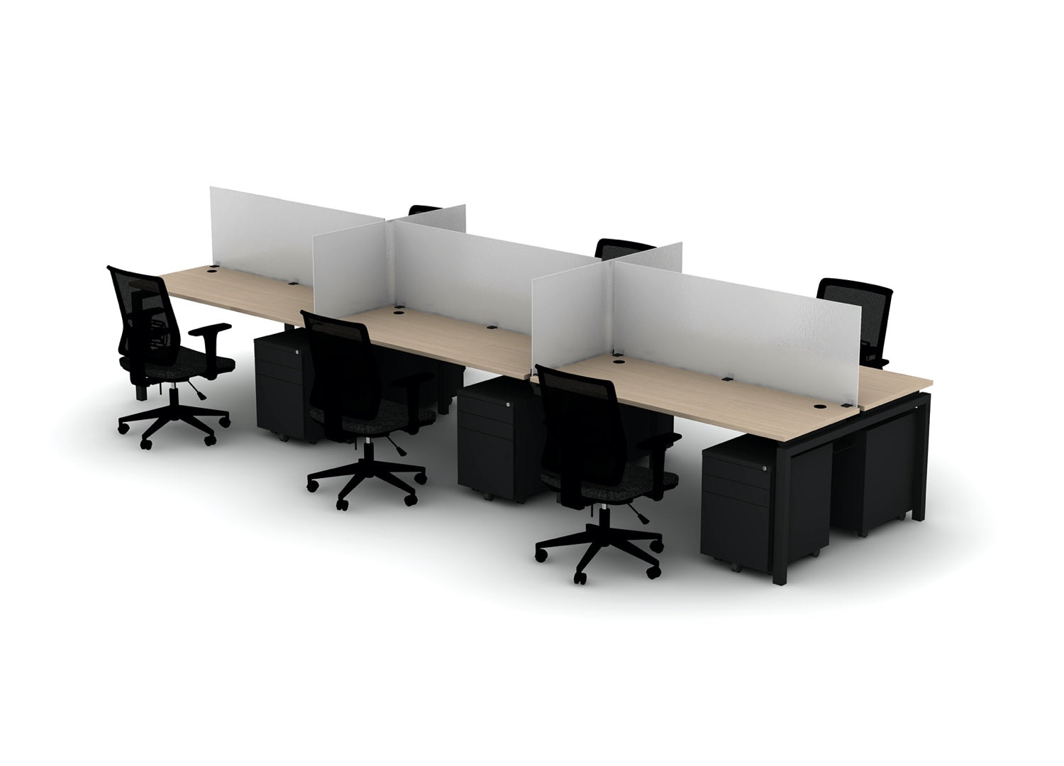 24" Jot Desk Bundle - Pod of 6