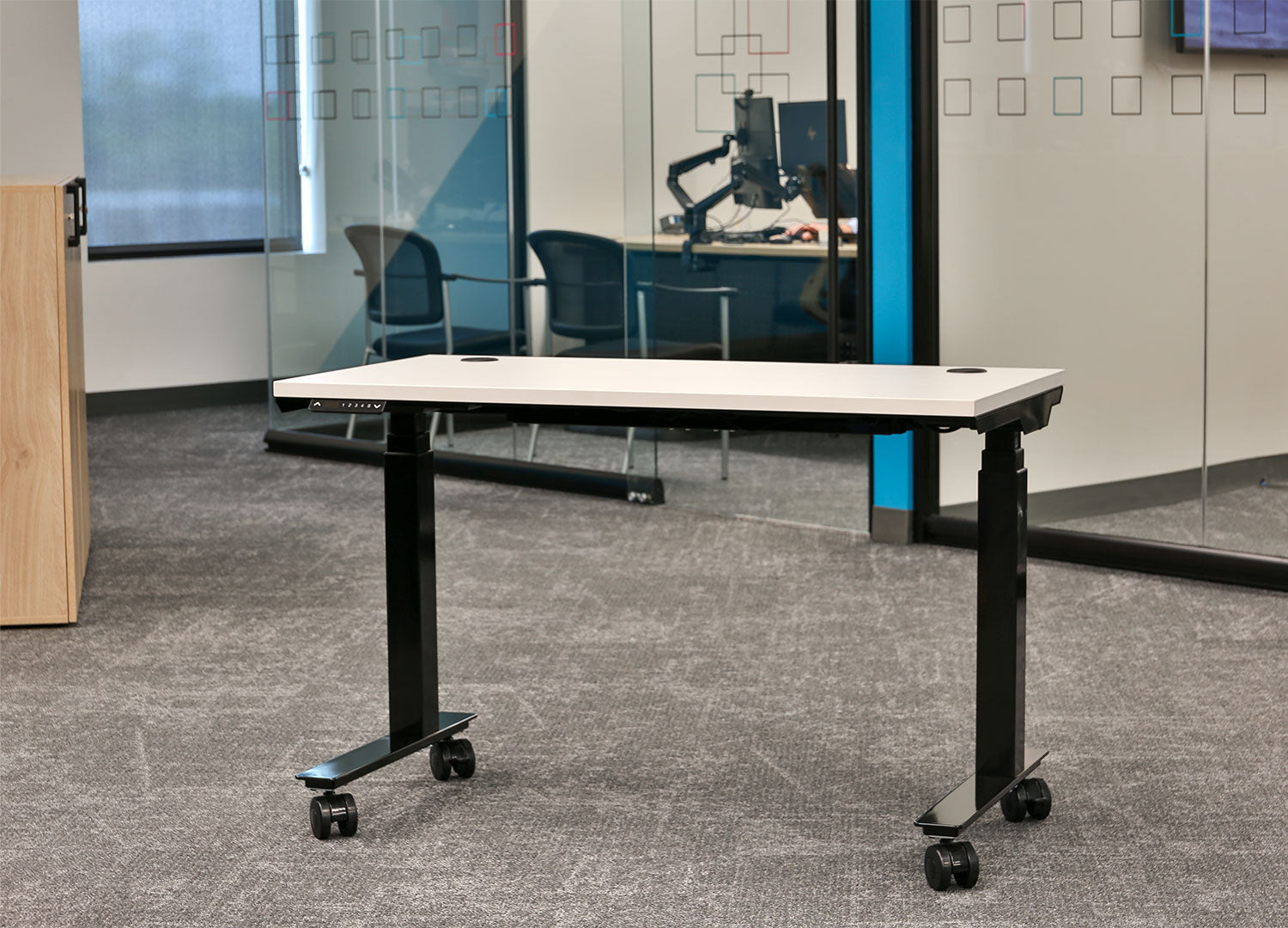 Mobile Think Desk (sit to stand)