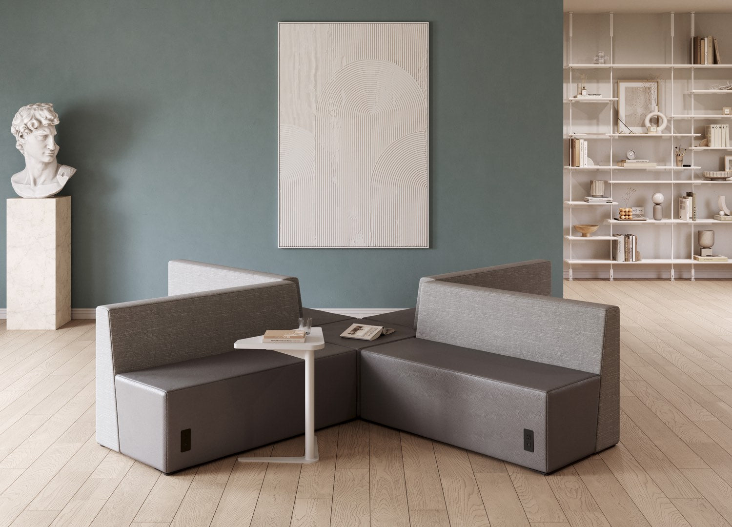 Modular Lounge Seating - 2 Seat Segment
