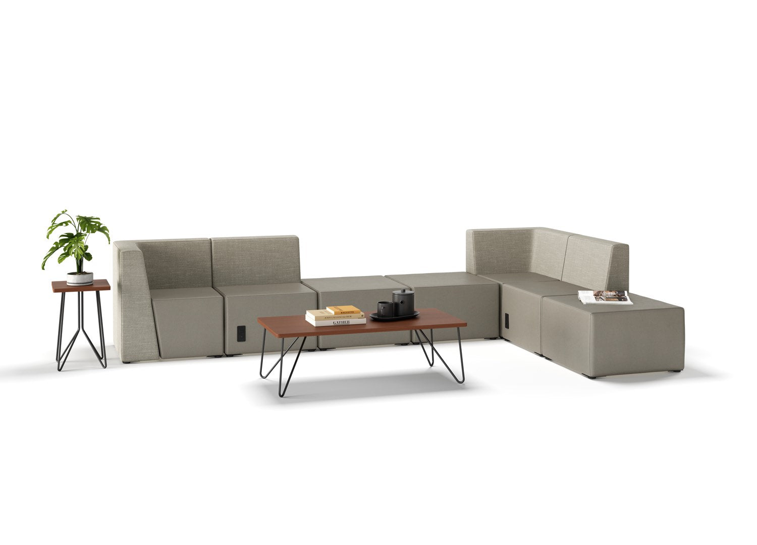 Modular Lounge Seating - Ottoman