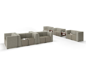 Modular Lounge Seating - 2 Seat Segment