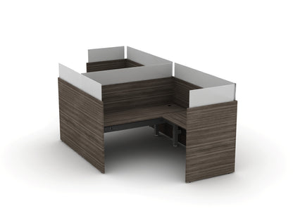 Skyline Height-Adjustable L-Shape Desks