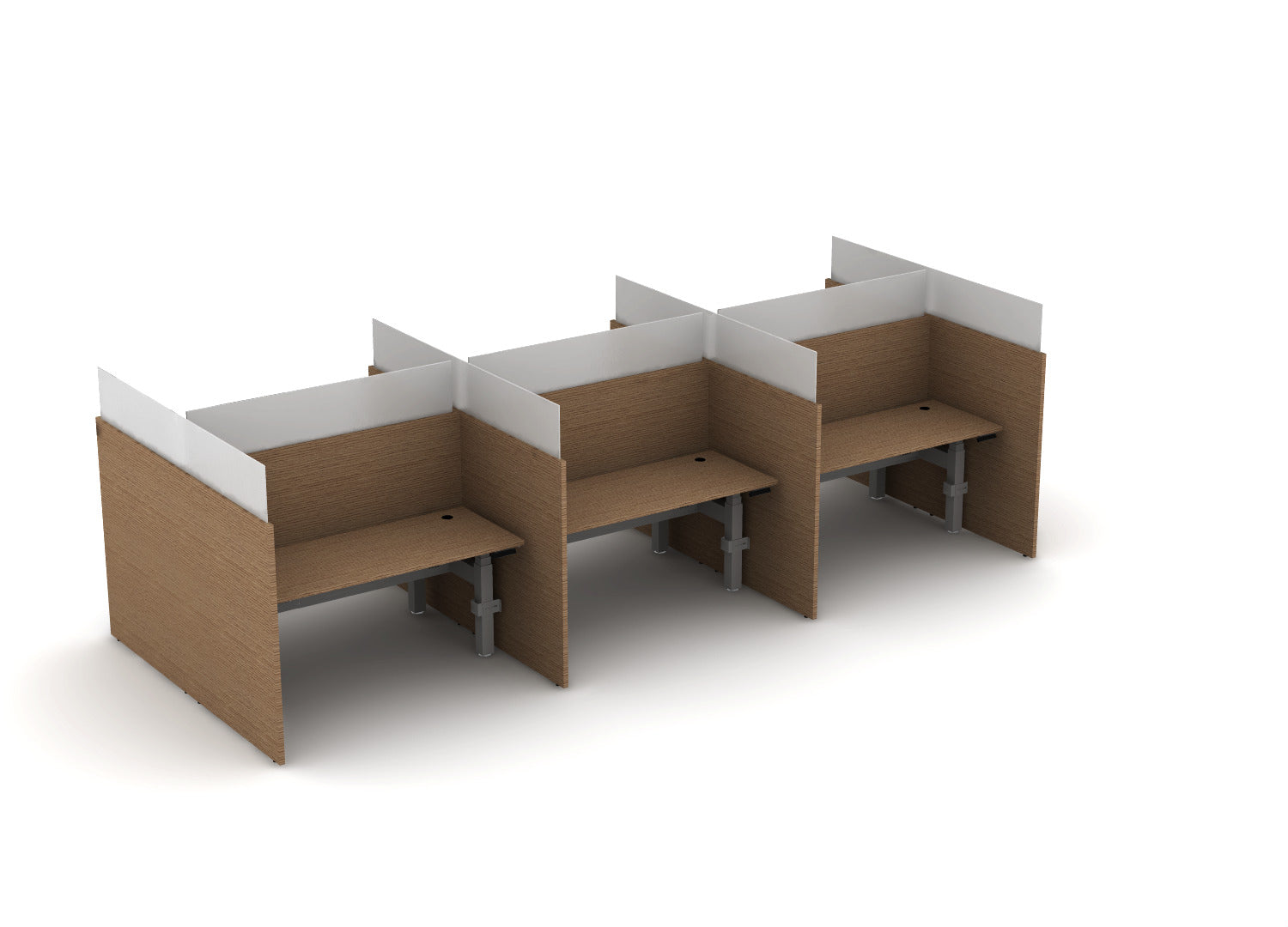 Skyline Height-Adjustable Straight Desks