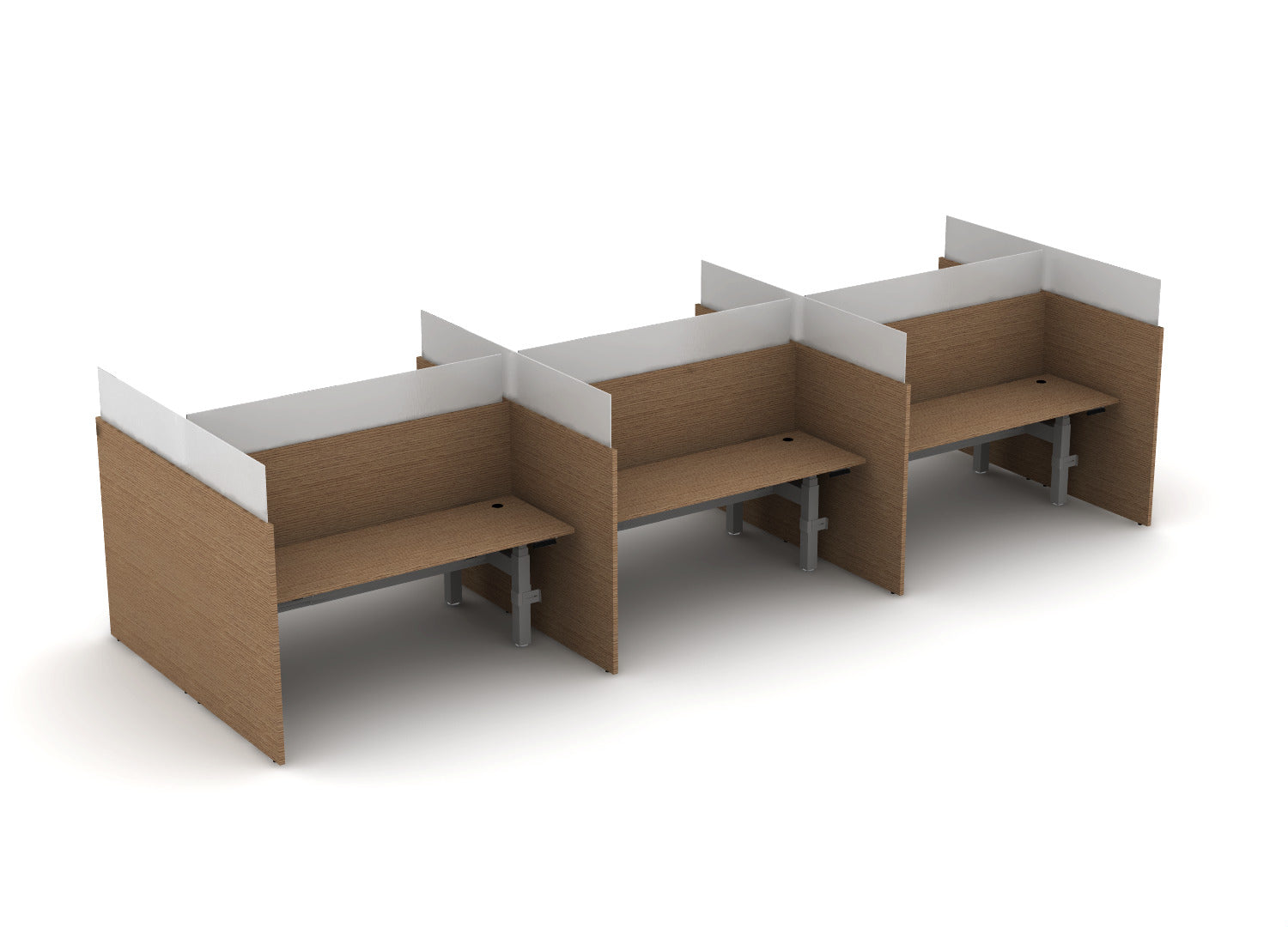 Skyline Height-Adjustable Straight Desks