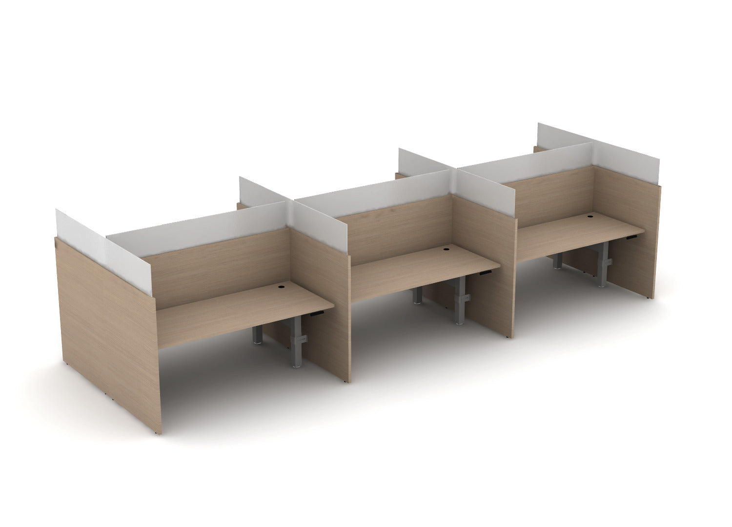 Skyline Height-Adjustable Straight Desks