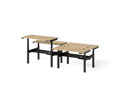 Sol Adjustable-Height Desks for 4