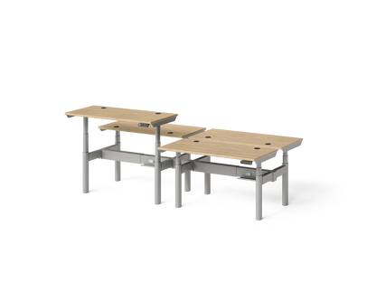 Sol Adjustable-Height Desks for 4