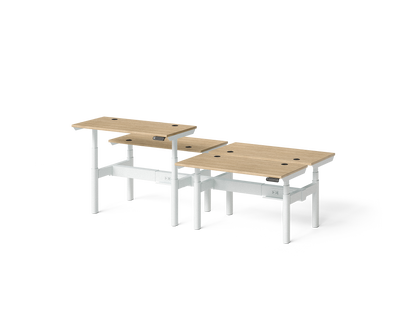 Sol Adjustable-Height Desks for 4