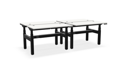 Think Adjustable-Height Benched Desks for 4