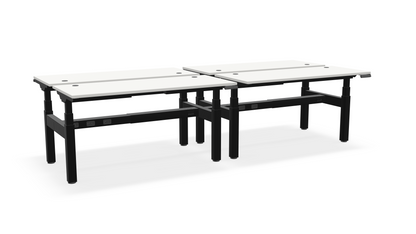 Think Adjustable-Height Benched Desks for 4