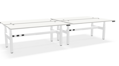 Think Adjustable-Height Benched Desks for 4
