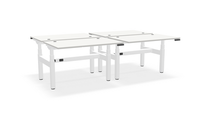 Think Adjustable-Height Benched Desks for 4