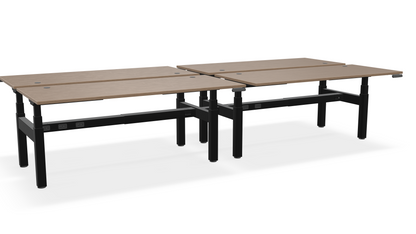Think Adjustable-Height Benched Desks for 4