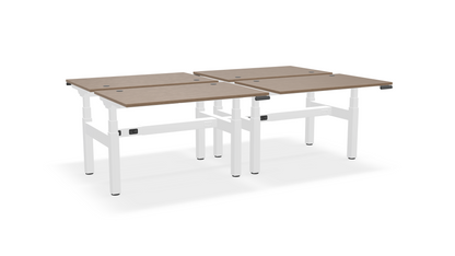 Think Adjustable-Height Benched Desks for 4