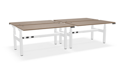 Think Adjustable-Height Benched Desks for 4