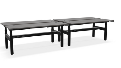 Think Adjustable-Height Benched Desks for 4