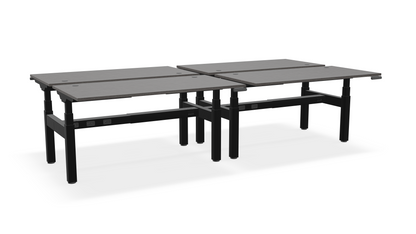 Think Adjustable-Height Benched Desks for 4